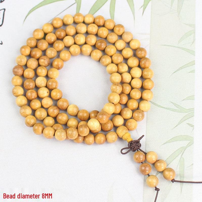 Brățări Budiste cu Mărgele de Lemn de Santal - 108 Mărgele, Bijuterii Unisex pentru Cupluri