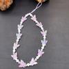 Butterfly Bead Necklace: Stylish Short Lanyard for Female Bag Accessory