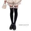 1 Pair Ruffle Thigh High Socks Tube Frilly Socks Long Tube Socks for Girl Over Knee Stockings Princess Style Dress Socks