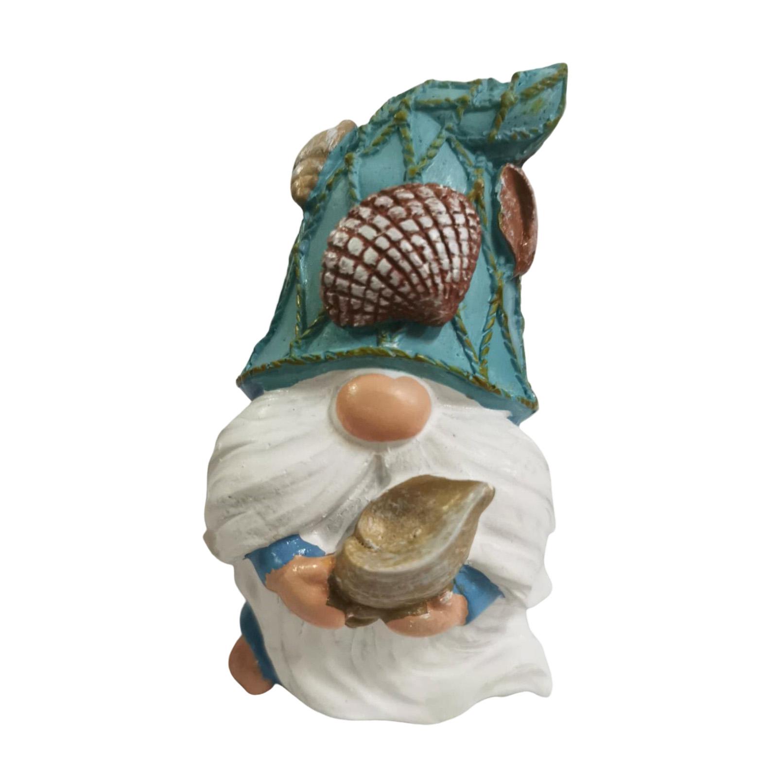 

Забавная летняя статуэтка гнома-феи из смолы, настольное украшение для газона, уличная садовая декорация, фигурка непослушного гнома, декор для патио и двора