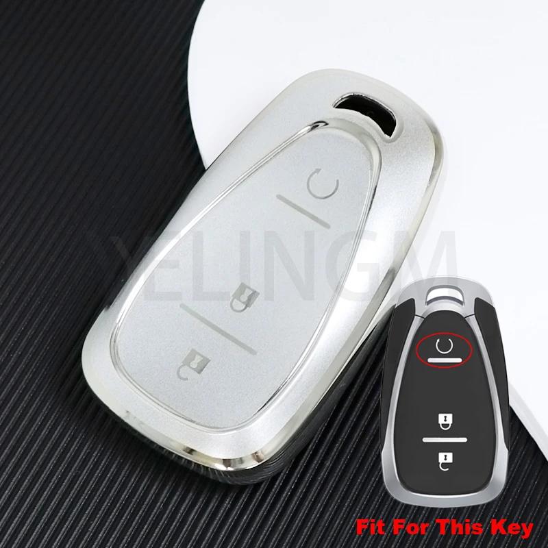 TPU Remote Car Key Case Cover For Chevrolet Onix Equino Orlando Cruze Spark Sonic Camaro Volt Bolt Trax Malibu  Traverse Blazer