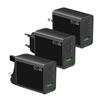 65W USB Type C Charger Block, 3-Port Fast Charging Adapter Wall Plug Charger Adapter Compatible for Phone 15 Series