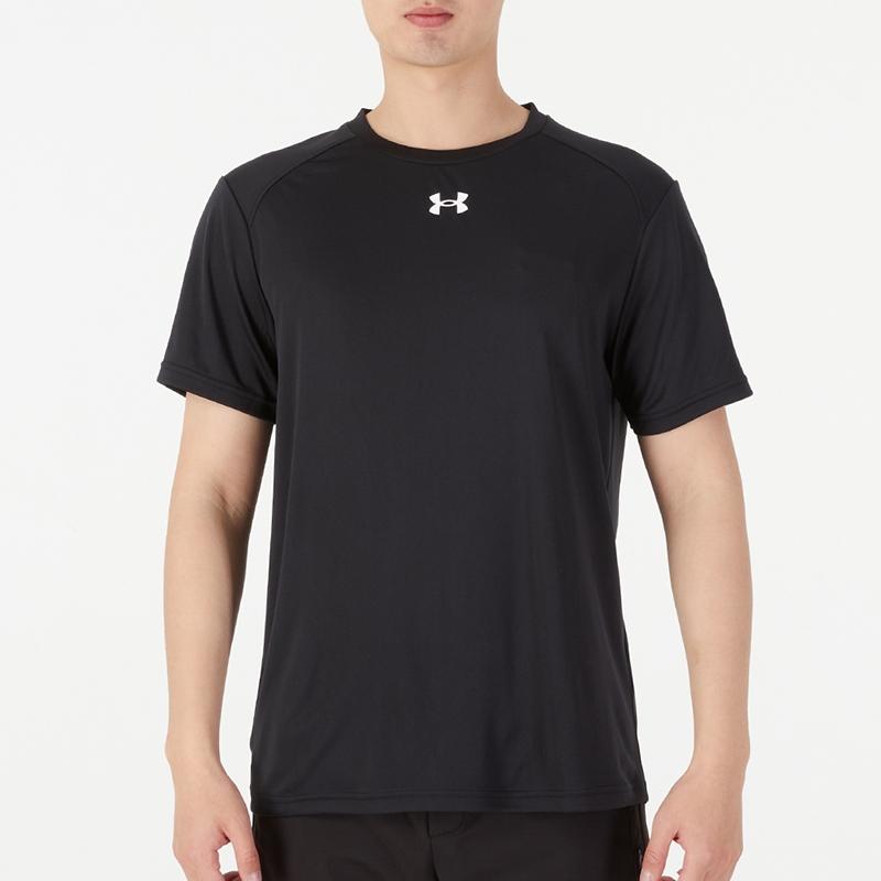 Under Armour Round Neck Training Short-Sleeve T-Shirt Men Tops Black 21500513-001