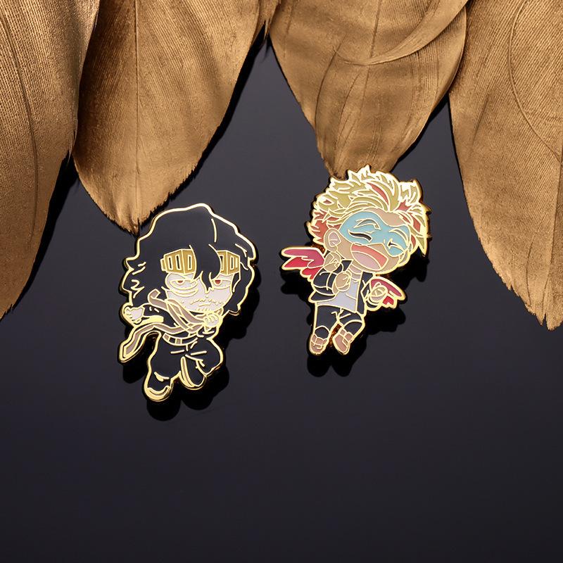 Enamel Charming Brooch With Cartoon Character Design Trendy Accessory For Bags Apparel And