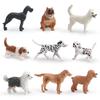 Cross-Border Dog Model Toys: Dalmatian, Sheepdog, American Bully, Great Dane, Saint Bernard, Puppy, Mixed Breed