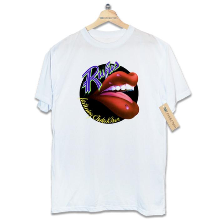 Rufus featuring Chaka Khan White Cotton T-shirt L191 M