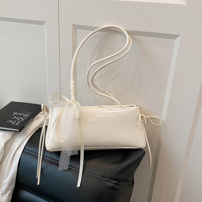 

Summer new solid color high-grade texture temperament beautiful shoulder underarm bag hand bag women s bag No silk scarf