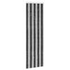 Insect Screen Door Curtain Chenille Grey and Black 56 X 185 Cm