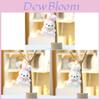 Plush Bunny Keychain With Floral Dress For Kids And Adults