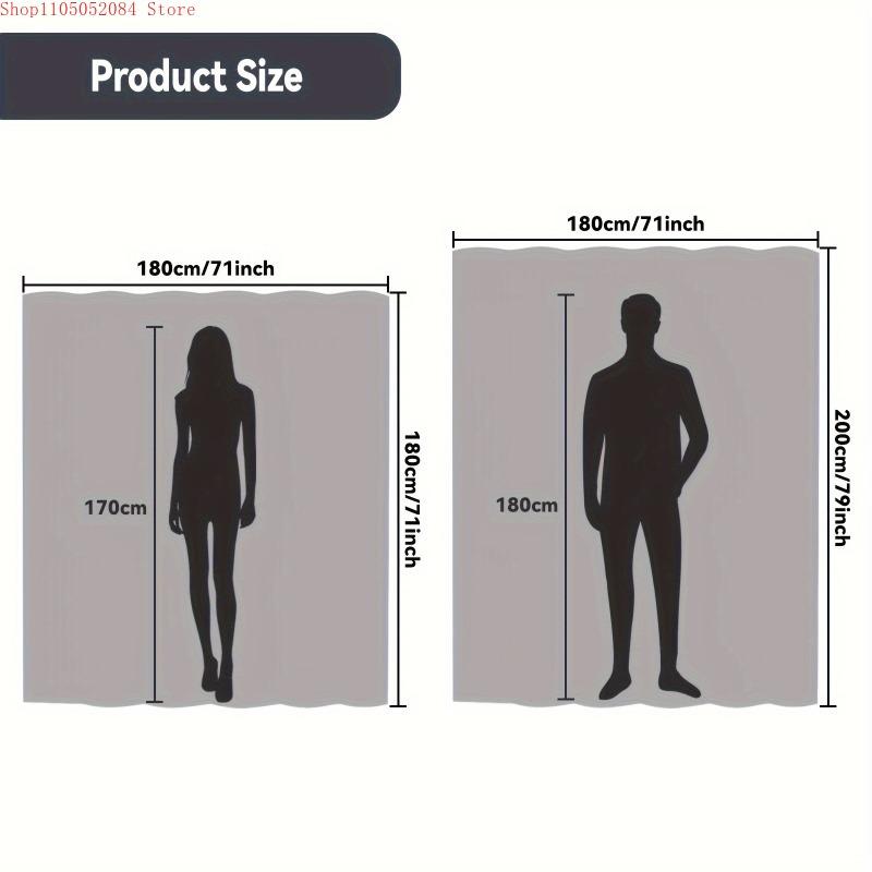 1pc thickened polyester shower curtain gray  -   With Hooks Waterproof Mildew Proof Easy Install Washable
