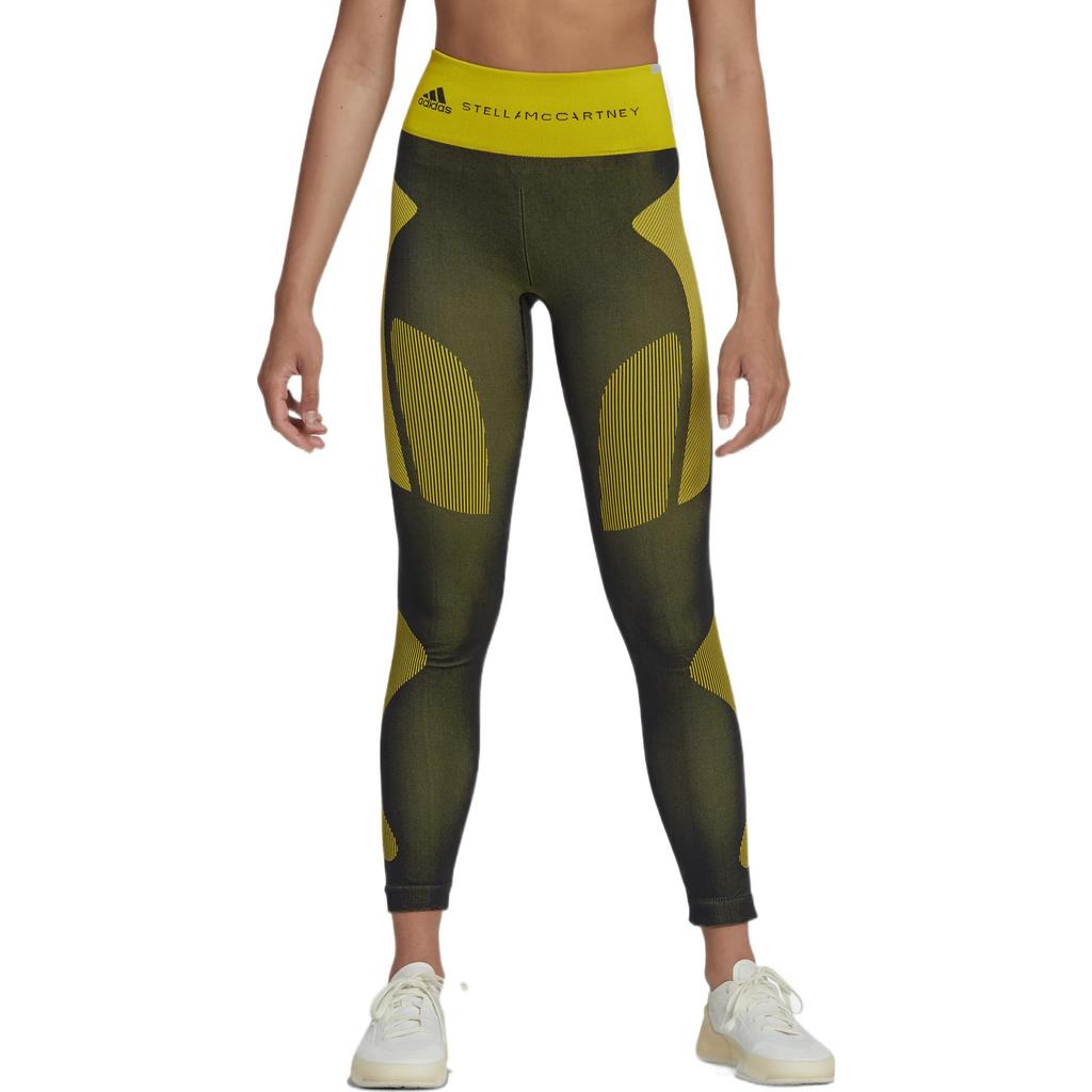 adidas Logo High Waist Fitness Leggings Women Leggings Light-Cyan Gray HG1231