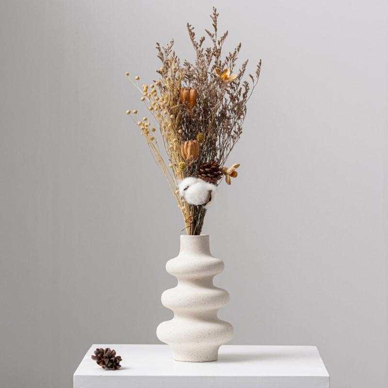 Silicone Vase Molds,Circles Epoxy Resin Casting Molds for DIY Crafts Vase,Home Decors Dry Flowers Holder Bottle Mold