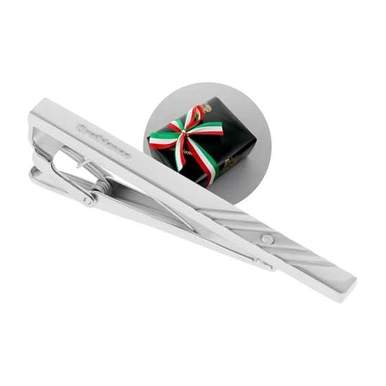 [Gift wrapped] Orobianco tie pin birthstone June-Moonstone Silver ORT587 A-06 Orobianco
