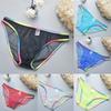 Mens Sexy Low Waist Briefs Mesh Underwear Low Waist Mens Sexy