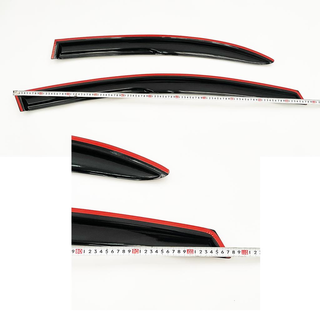 4 Pcs of the Latest Model Car Window Sunshade for Civic 2006-2011, Window Visor Rain Guards Window Visors Window Rain Guards