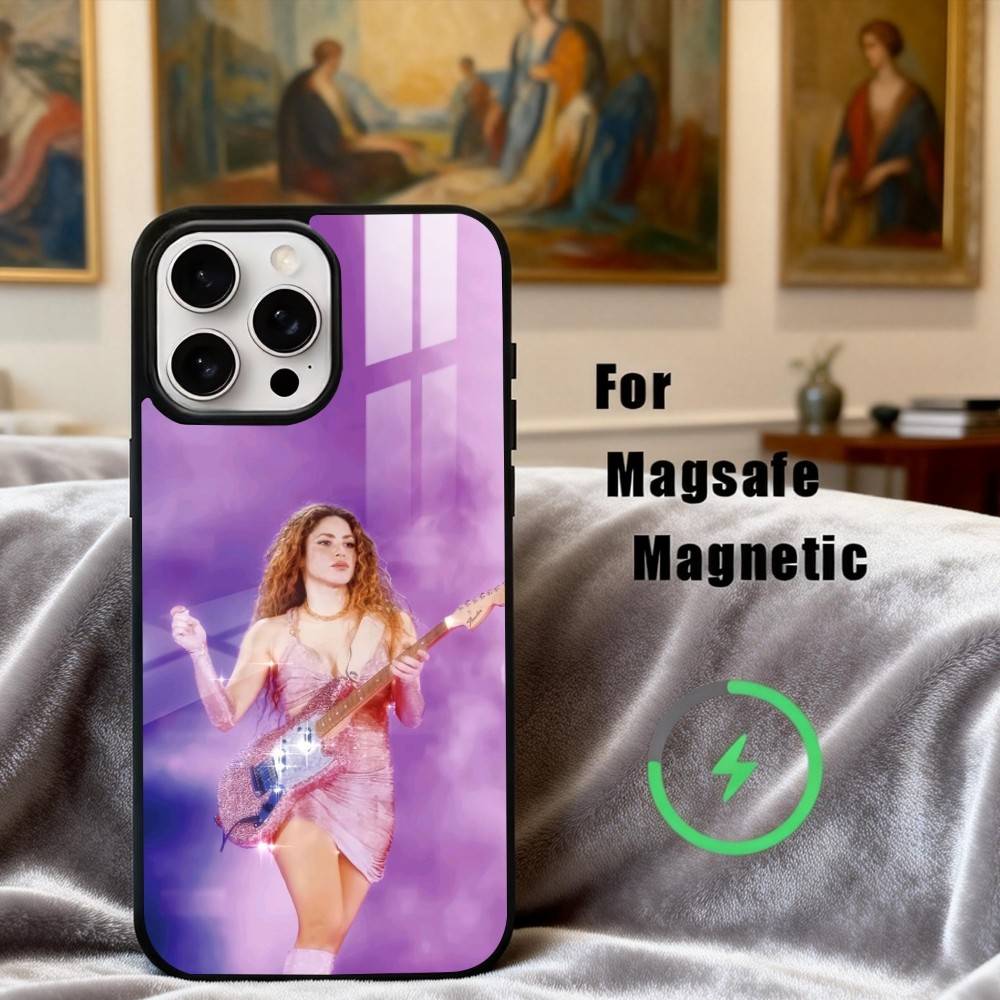 Popular S-Shakira-A  Phone Case For iPhone17,16,15,14,13,12,11 Plus,Pro Max Magnetic For Magsafe Wireless Charging