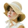 Sun Hat Children Summer Lace-up Straw Hat Chic Small Fresh Hand-woven Summer Beach Hat