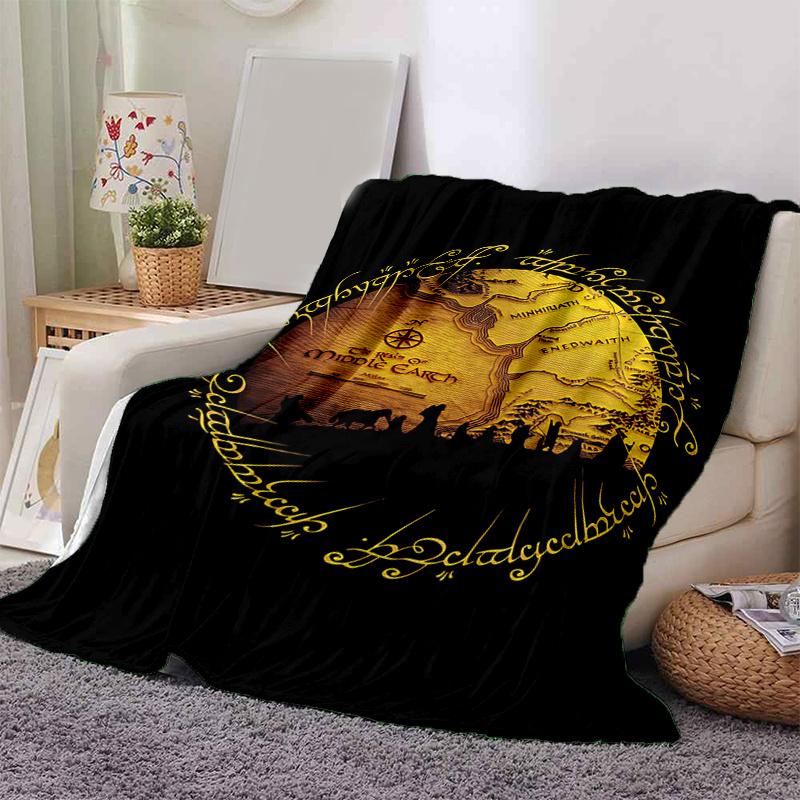 

Middle Earth Map Poster - Fantasy World Art Print for Wall DecorPrint Blanket, Soft Blanket For Sofa Office Bed And Travelling Daughter Birt 130cm×150cm（50in×60in）