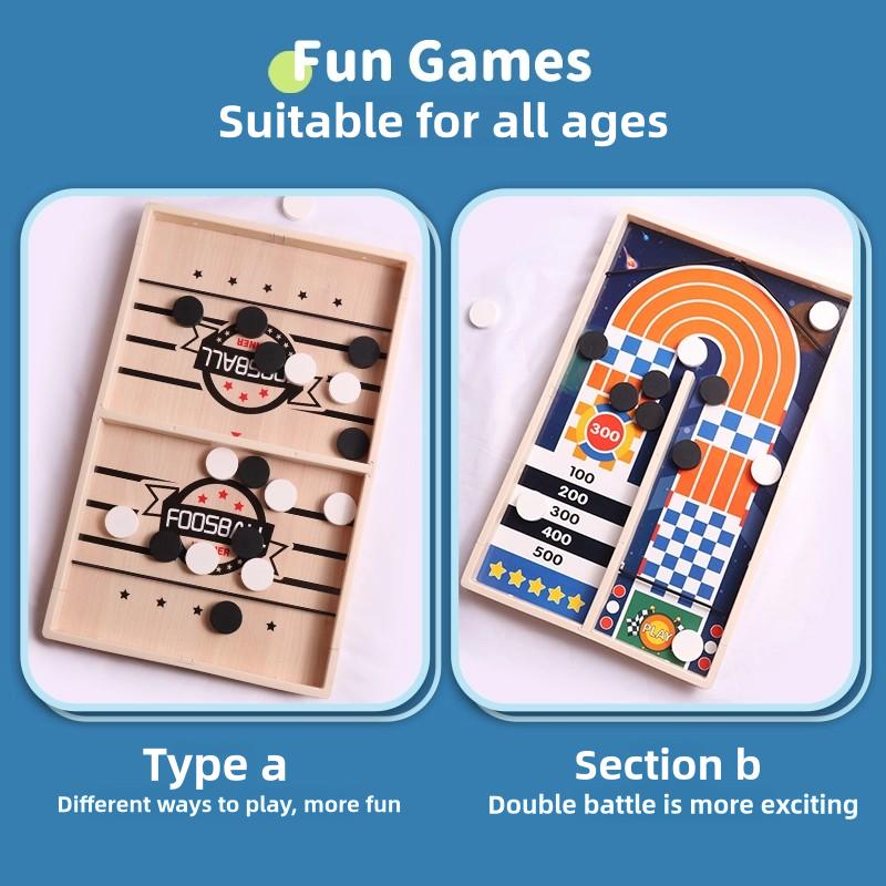 Foosball Winner Games Table Hockey Game Catapult Chess Parent-child Interactive Toy Fast Sling Puck Board Game Toys For Children
