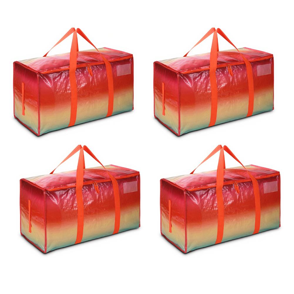 1/4 STÜCK Umzugspacktaschen zum Verpacken von Kleidung, Steppdecken und Gepäck beim Umzug Verdickte gewebte Umzugspacktaschen Heimaufbewahrung