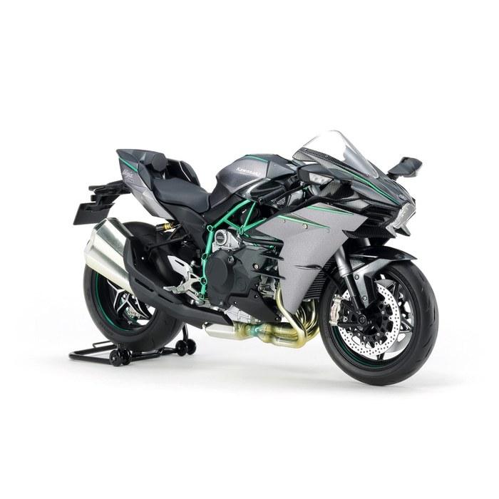 Tamiya 1/12 Motorcycle Series No.136 Kawasaki Ninja H2 CARBON Plastic Model 14136 Gray One Size