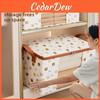 Clothes Storage Bag With Transparent Material For Bedroom Organizing