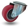 Swivel Wheel Caster 80mm 150kg JPPU 0805 RED Polyurethane