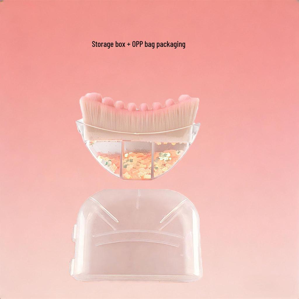 Lymphatic Contour Massage Brush: Multifunctional Beauty & Makeup Tool, Student-Designed