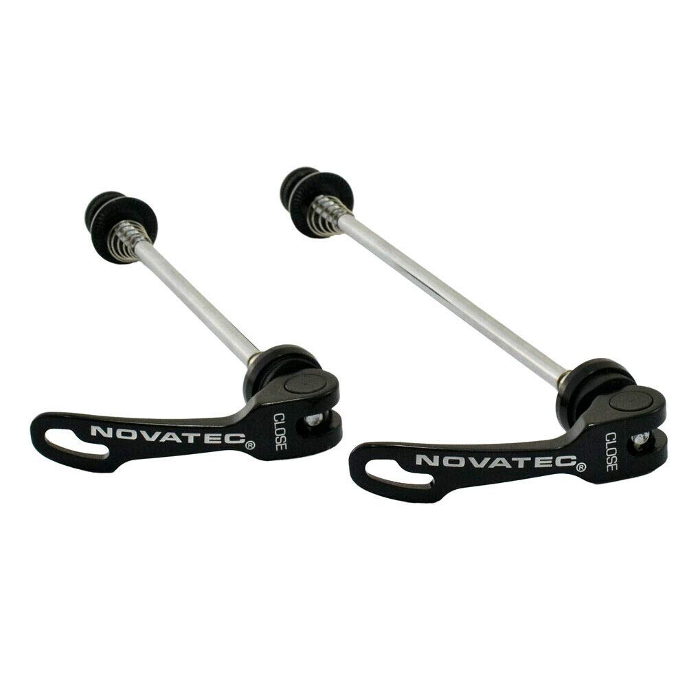 NOVATEC D791SB D792SB MTB 32 Hole Disc Hubs NA2154 + w/Skewers,1 Pair, Black,