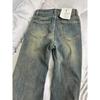 Women's Plush High-Waist Flared Jeans - Thickened, Elastic, Plus-Size, Hip-Covering for Autumn and Winter 2024.