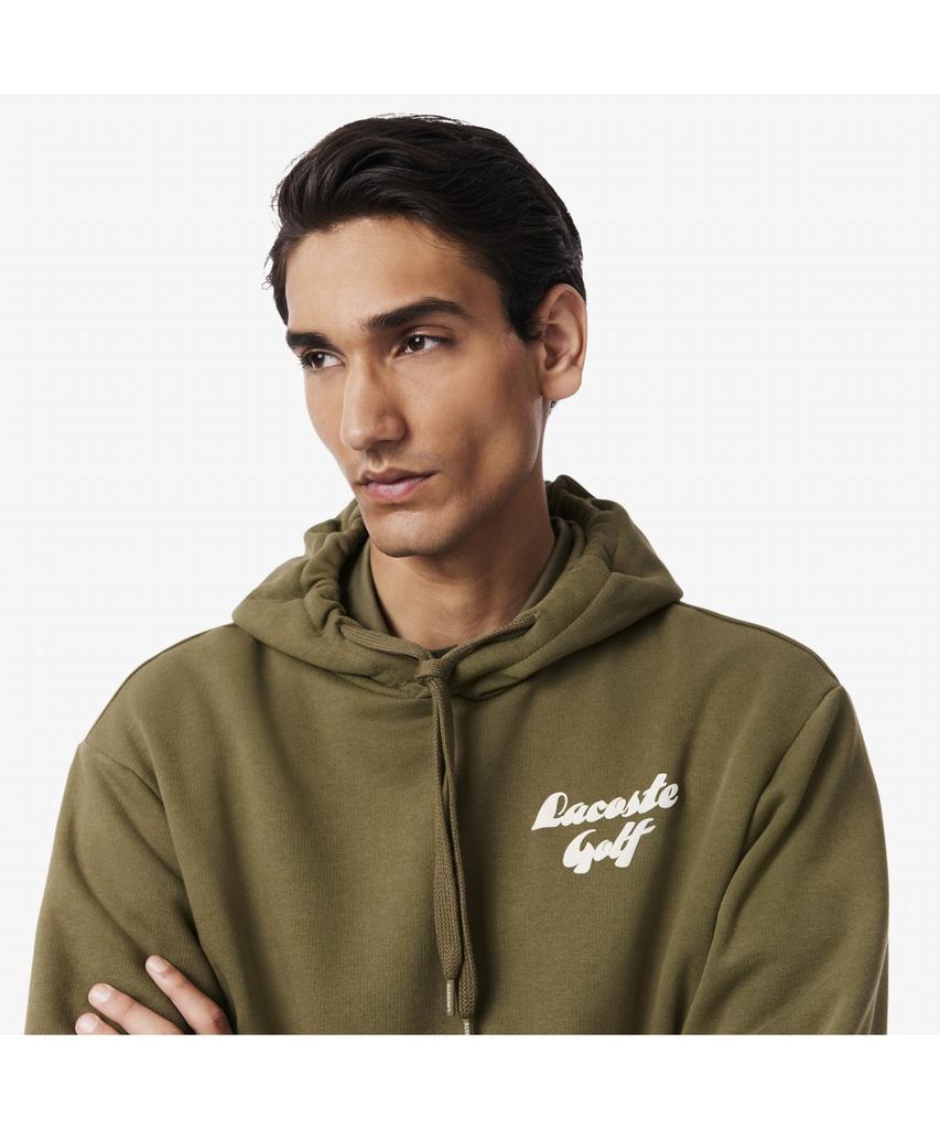 LACOSTE Men'S Golf Graphic Hooded Sweatshirt Sh4824-55N E9F
