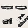 Solid Fashionable Color Star And Rivet Decor Women Casual Belt For Daily Use