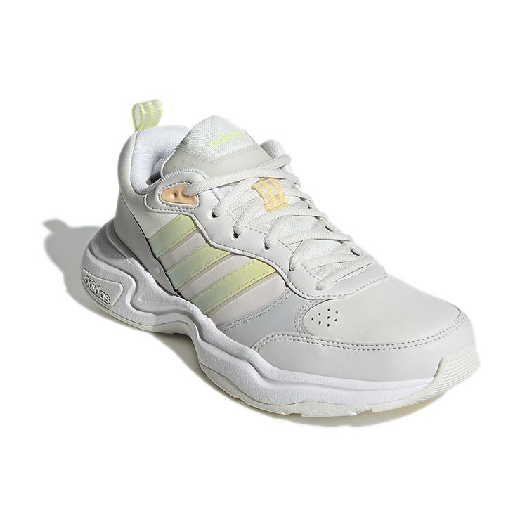 Adidas Neo Strutter Rubber TPU Leather Comfortable Running Non-Slip Wear-Resistant Low-Top Lifestyle Casual Shoes Women Sneaker Gray Blue GW2995