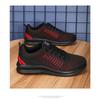 Black New Women Shoes Mesh Sneakers Men's Deodorant Breathable Lightweight Soft Sole Flying Woven Summer Running Shoes