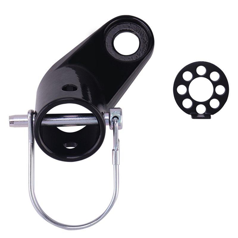 Premium-Universal Bike Trailer Hitch Coupler Stainless Steel Bicycle Trailer Hitch Bike Trailer Coupler With Locking Pin чёрный