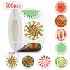 Xh097 Stickable Adorable Christmas Candy Labels For Creative Projects Holiday