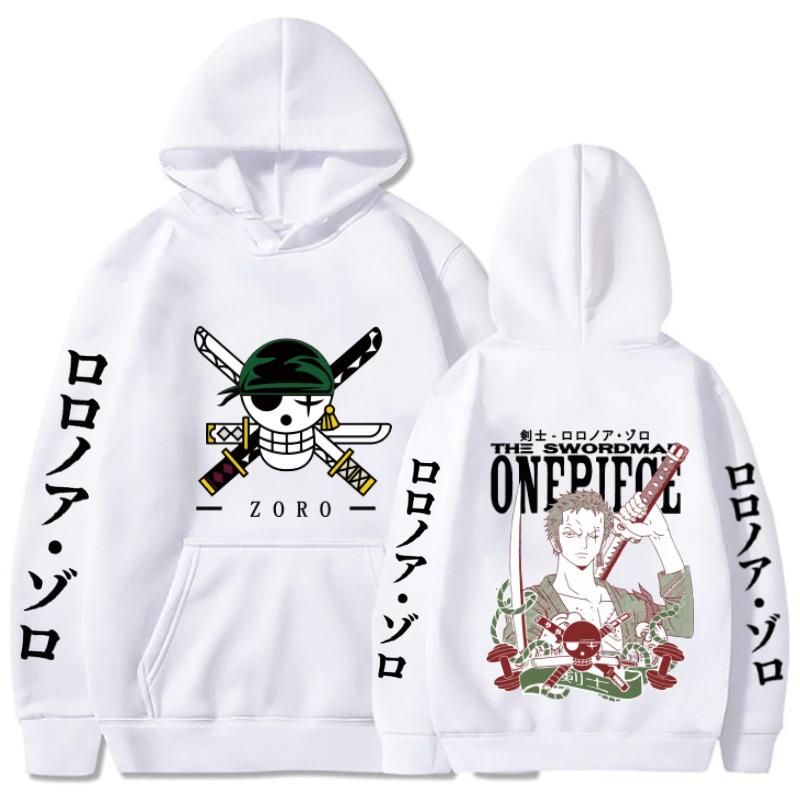 Anime One Piece Hoodie Print Pullover Tops Loose Casual Fashion Uniex Pullover Sweatshirt Dropship Clothing Man Women Streetwea