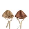 Girls Summer Straw Sun Hat with Bowknot Breathable Fisherman Beach Cap for Kids Baby UV Protection Outdoor Shade