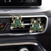 1 Buc Clip Drăguț Broască pentru Gura de Ventilație Auto, Clip Bling Odorizant de Aer, Difuzor Auto cu Strasuri, Decorațiune Creativă Accesorii Interioare Auto