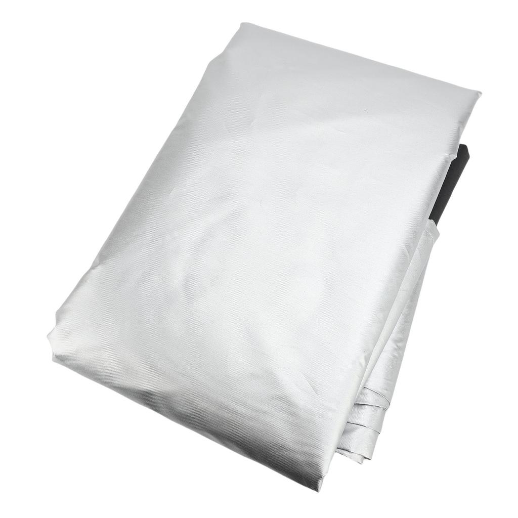 Patio Furniture Cover 210D Oxford Cloth Rainproof Sun Proof Outdoor Table and Chair Set Cover with Windproof Drawstring