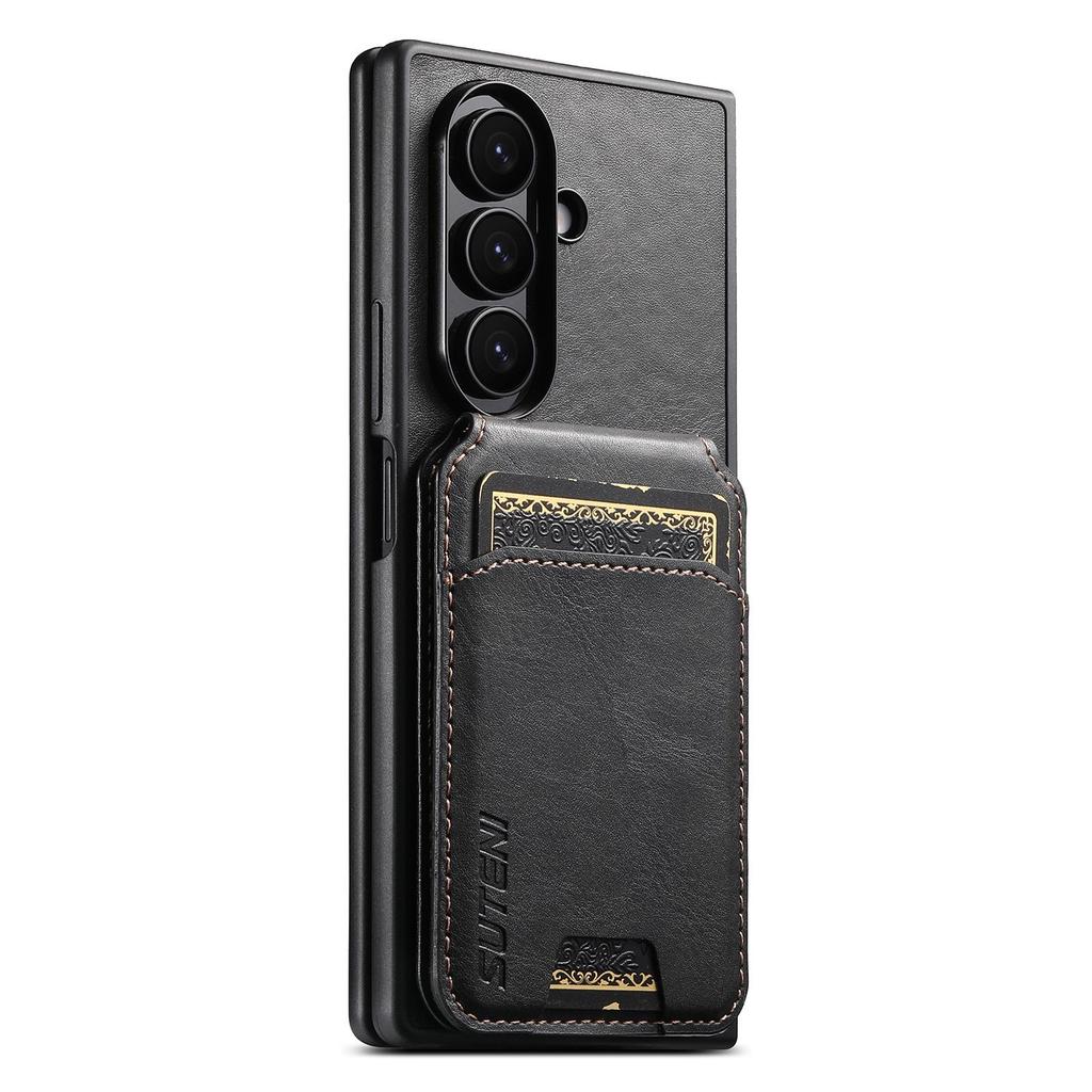 SUTENI Leather Card Slot Stand Case for Samsung Z Fold Series (5/6/7)