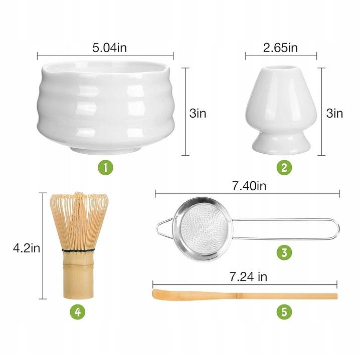 Zestaw Do Matchy, Matcha Trzepaczka Uchwyt, Miotłą Matcha Miską Do Matchy
