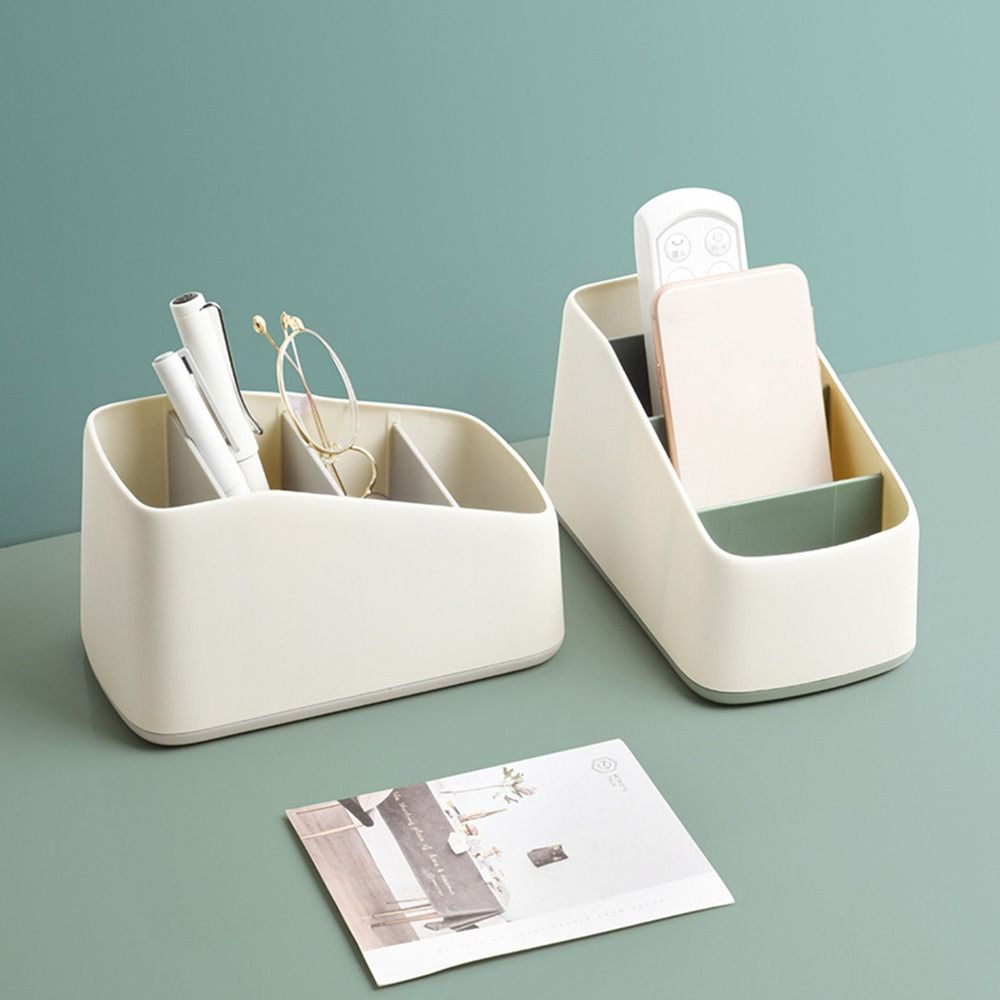 Support de télécommande multifonctionnel ABS Support de rangement pour téléphone Support pour téléphone Boîte de rangement de table Bureau