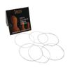 IRIN C670 Cordas para violão clássico acústico Nylon enrolado em liga de cobre banhado a prata, 6 unidades/conjunto (.028-0,043)