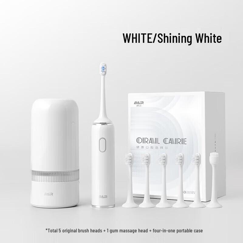 BAIR G3 Smart Sonic Electric Toothbrush for Adults CN Plug (adapter Included)