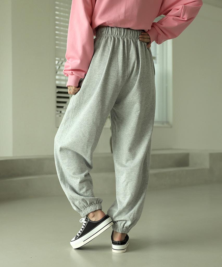 Ppaeppae Waistband Wide Fit Cotton Jogger Pants