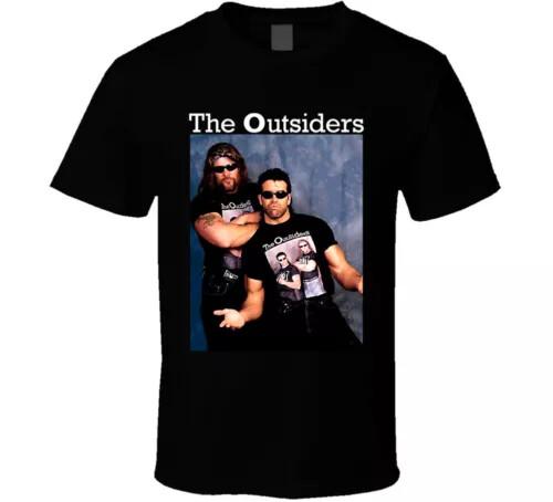 The Outsiders Wrestling Stable Tag Team Kevin Nash Scott Hall T Shirt.webp S разноцветный