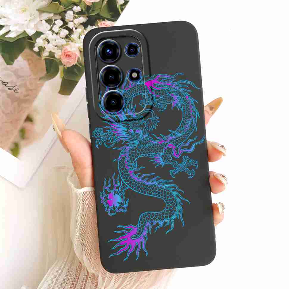 For Itel S26 Ultra Case Floral Silicone Soft Casing New Shockproof Back Cover For Itel S26 Ultra / Super 26 Ultra / S688LN Cover
