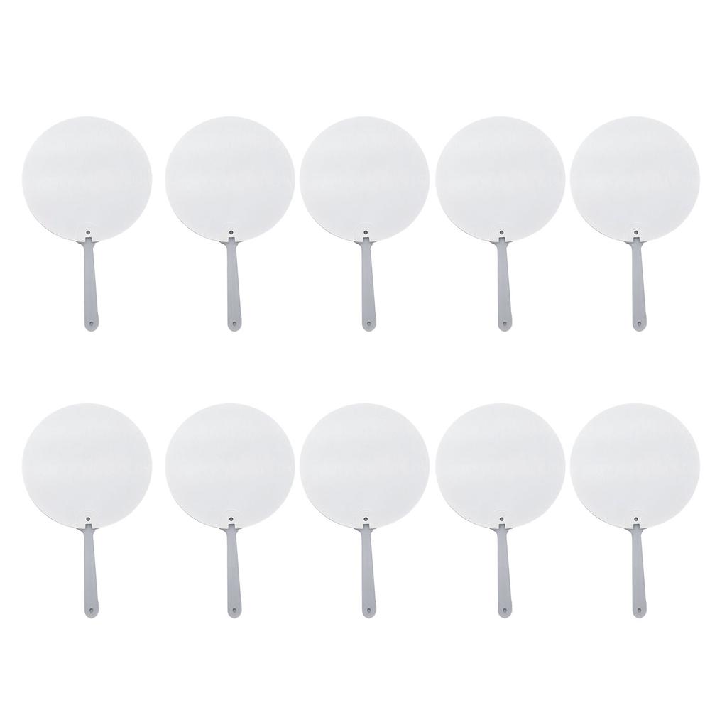 10 ks Sublimační pádlový vějíř Personalizovaný oboustranný sublimační vějíř polotovary pro církevní události a dárky pro hosty