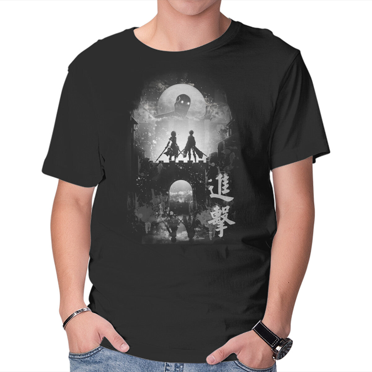 Unisex Crew Neck T-Shirt Fight For Freedom Graphic Short Sleeve Casual Tee M